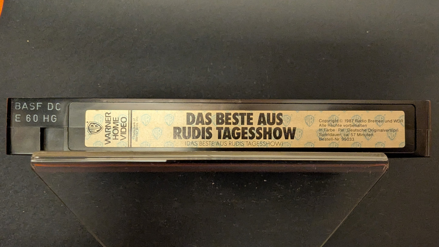Das beste aus Rudios Tagesschow- Original Videofilm VHS Rudi Carrell