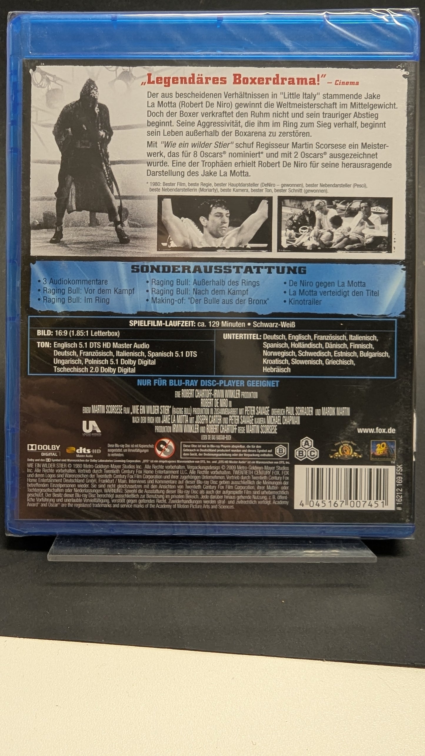 Wie ein wilder Stier - blu-ray NEU OVP! Robert de Niro