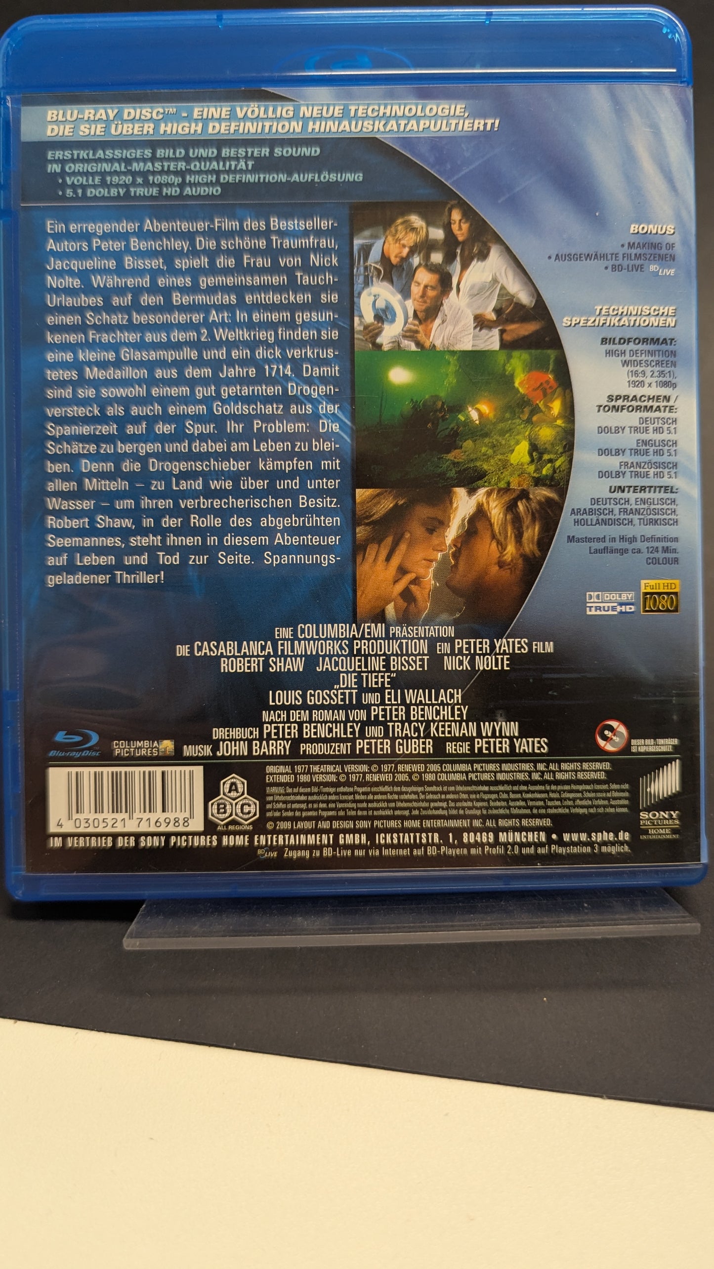 Die Tiefe - blu-ray Nick Nolte