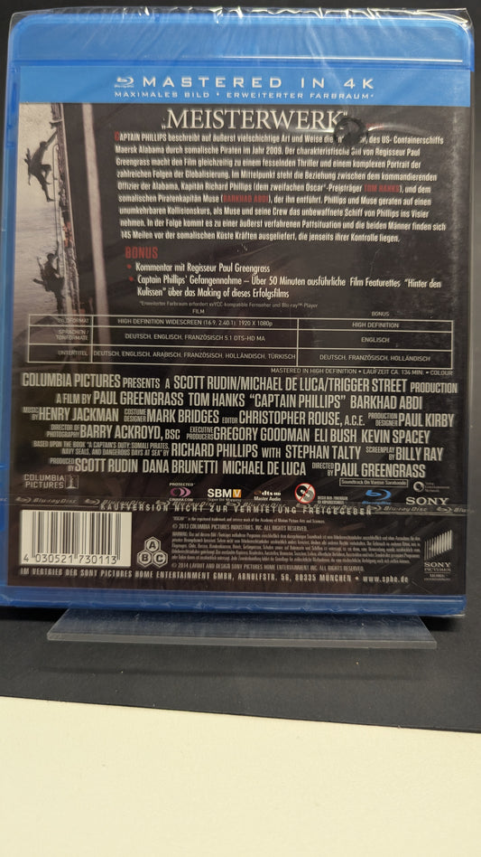 Captain Phillips - blu-ray NEU OVP! Tom Hanks
