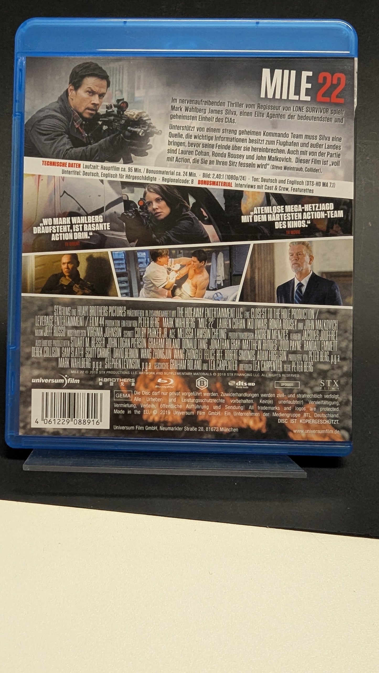 MILE 22 - blu-ray Mark Wahlberg