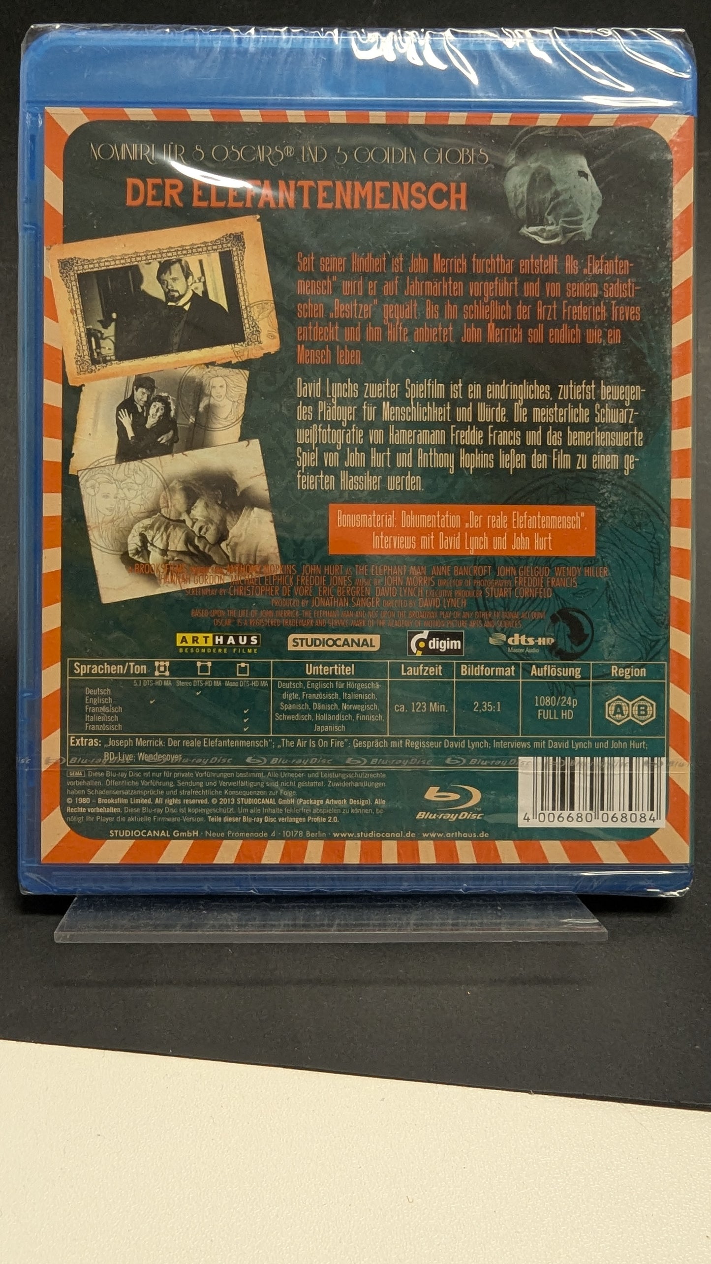 Der Elefantenmensch - blu-ray NEU OVP! John Hurt