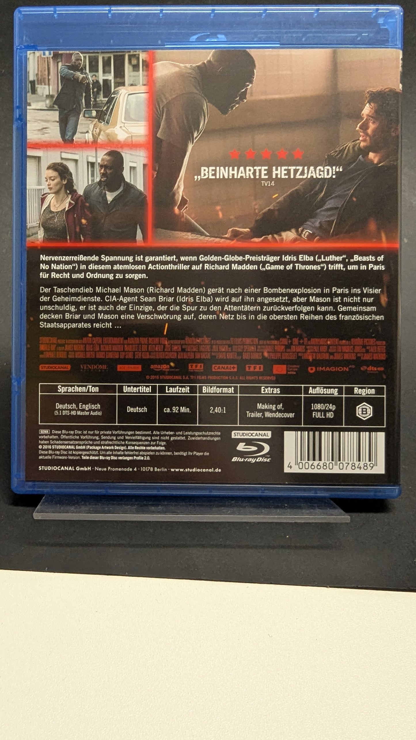 Bastille Day - blu-ray
