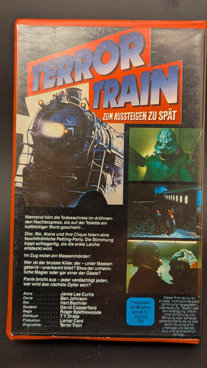 Terror Train - Original Videofilm VHS Jamie Lee Curtis David Copperfield HORROR