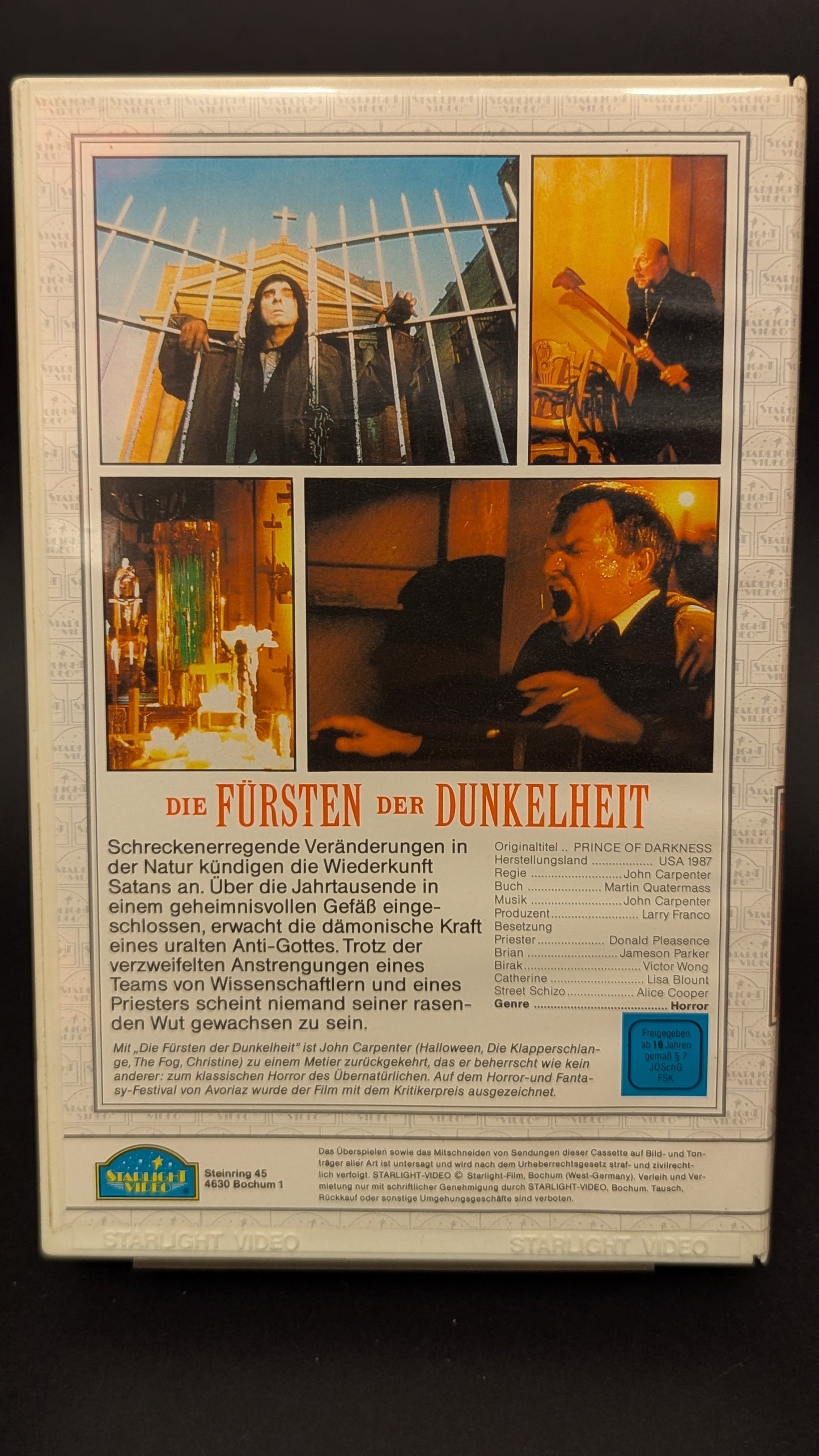 Die Fürsten der Dunkelheit - Original Videofilm VHS John Carpenter HORROR