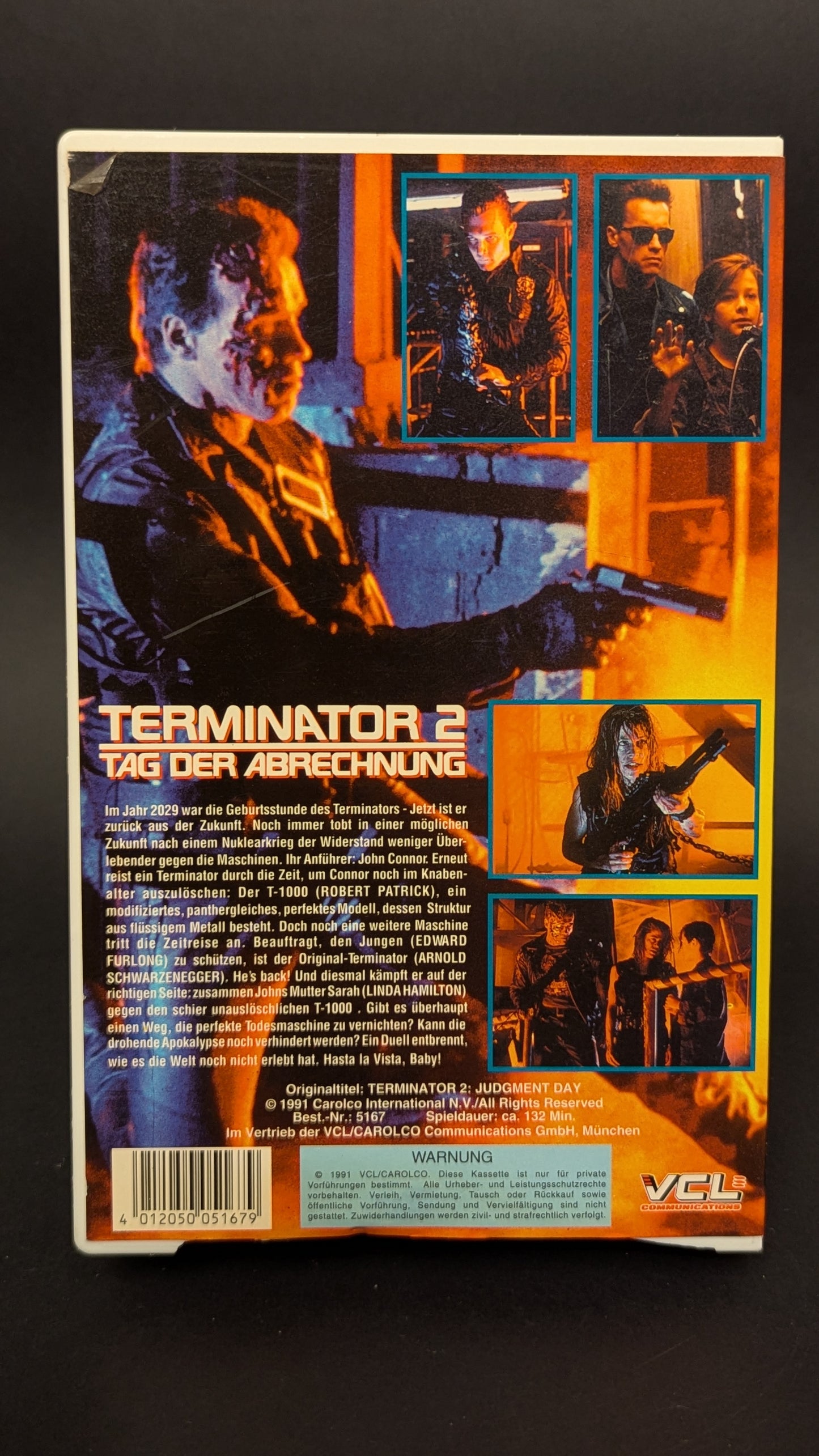 Terminator 2 - Tag der Abrechnung - Original Videofilm VHS Schwarzenegger
