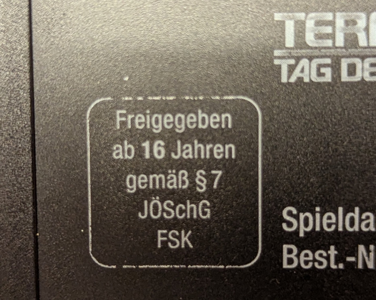 Terminator 2 - Tag der Abrechnung - Original Videofilm VHS Schwarzenegger