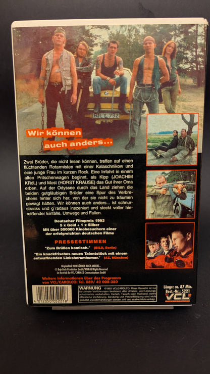Wir können auch anders - Original Videofilm VHS VCL Video