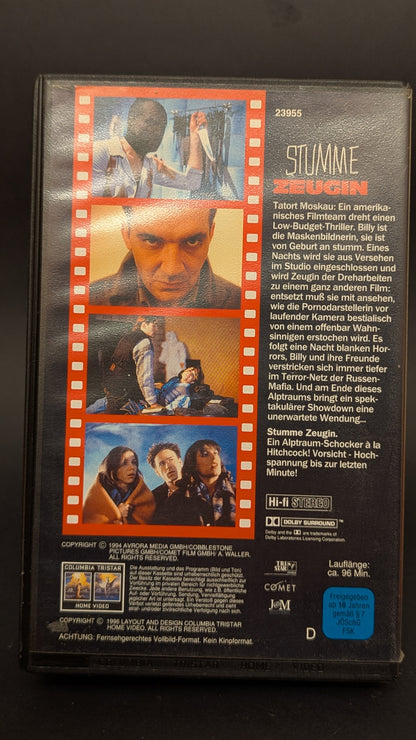 Die stumme Zeugin - Original Videofilm VHS