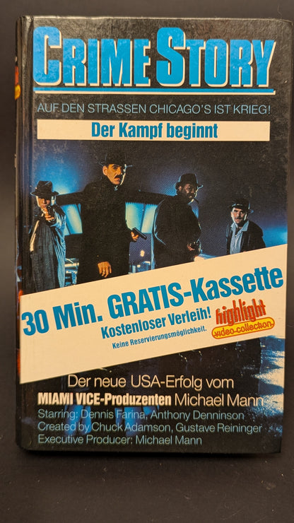 Crime Story - Original Videofilm VHS 30 Min.-Kassette