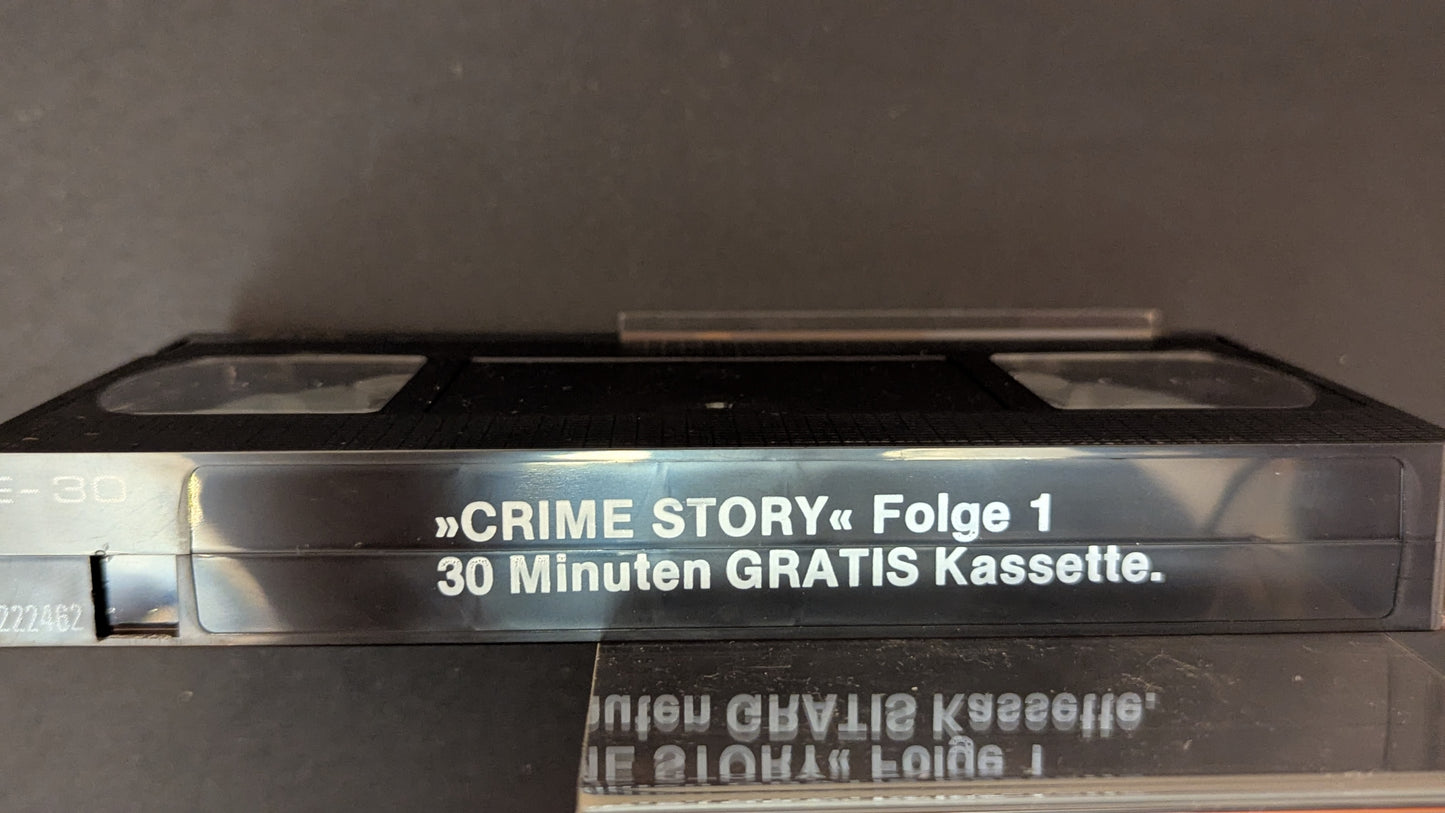 Crime Story - Original Videofilm VHS 30 Min.-Kassette