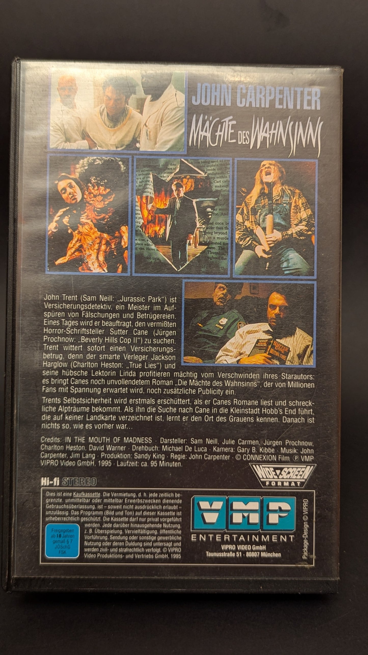 Mächte des Wahnsinns - Original Videofilm VHS VMP HORROR