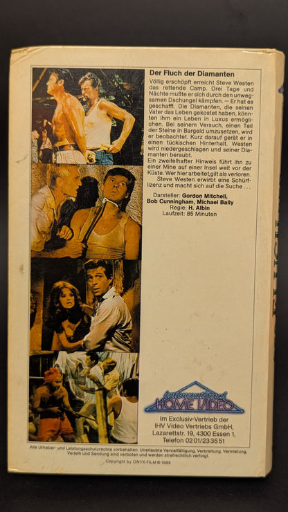Der Fluch des blauen Diamanten - Original Videofilm VHS