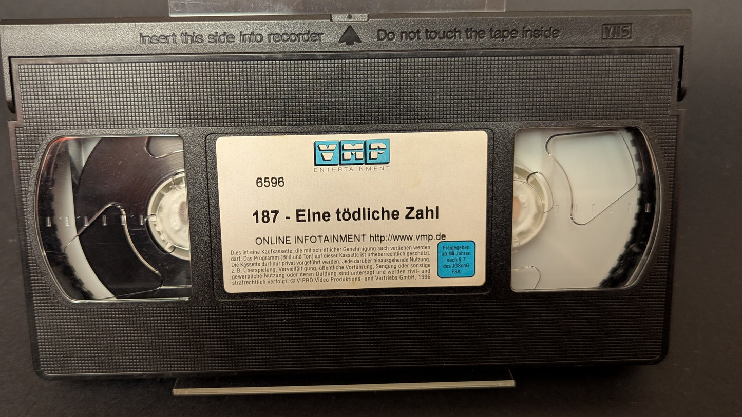 187 - Original Videofilm VHS Samuel L. Jackson VMP