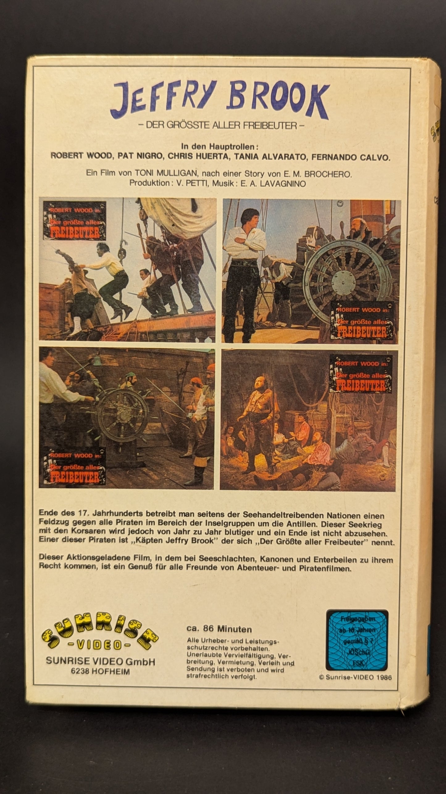 Jeffrey Brook - Original Videofilm VHS