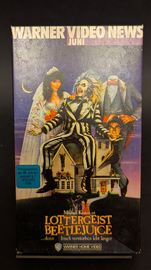 Warner Home Video News - Beetlejuice - Original Videofilm VHS Maxitrailer