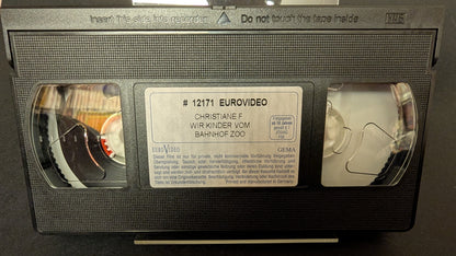 Christiane F. -Wir Kinder vom Bahnhof Zoo - Original Videofilm VHS Euro Video