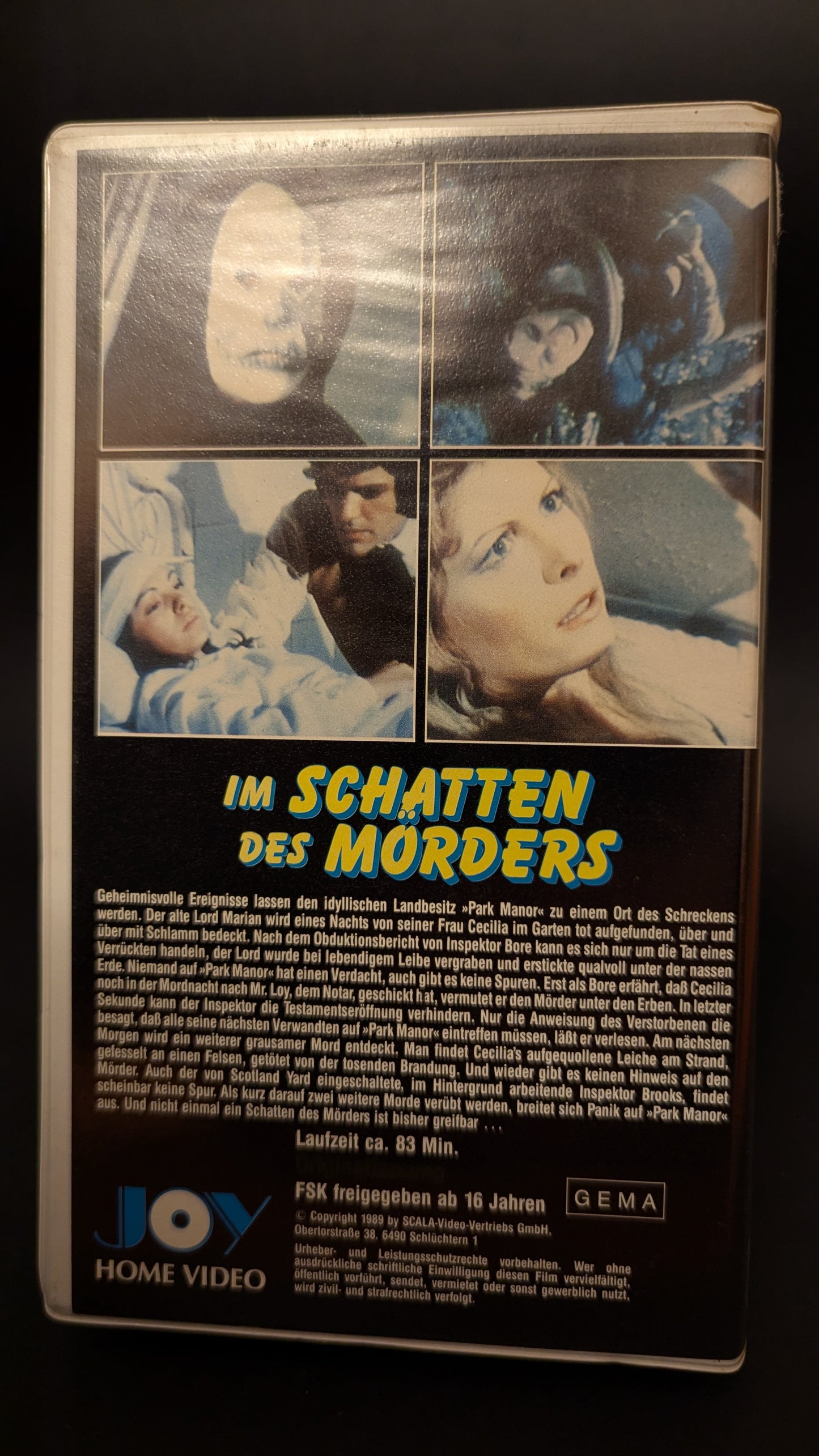 Im Schatten des Mörders - Original Videofilm VHS HORROR