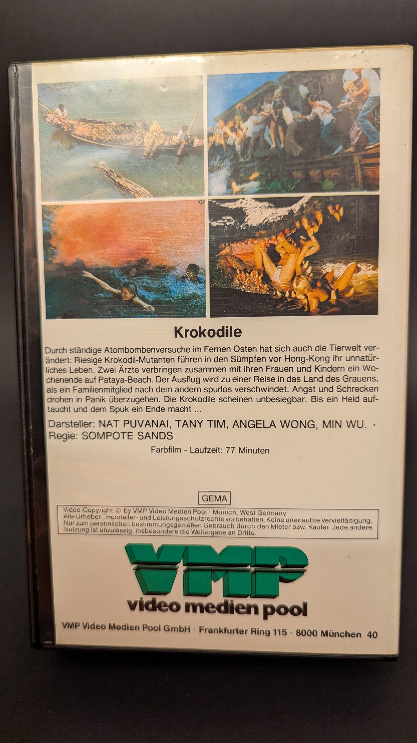 Krokodile - Original Videofilm VHS HORROR VMP