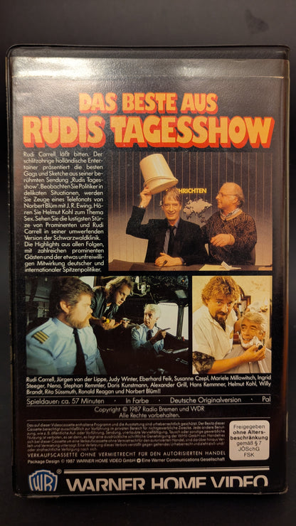 Das beste aus Rudios Tagesschow- Original Videofilm VHS Rudi Carrell