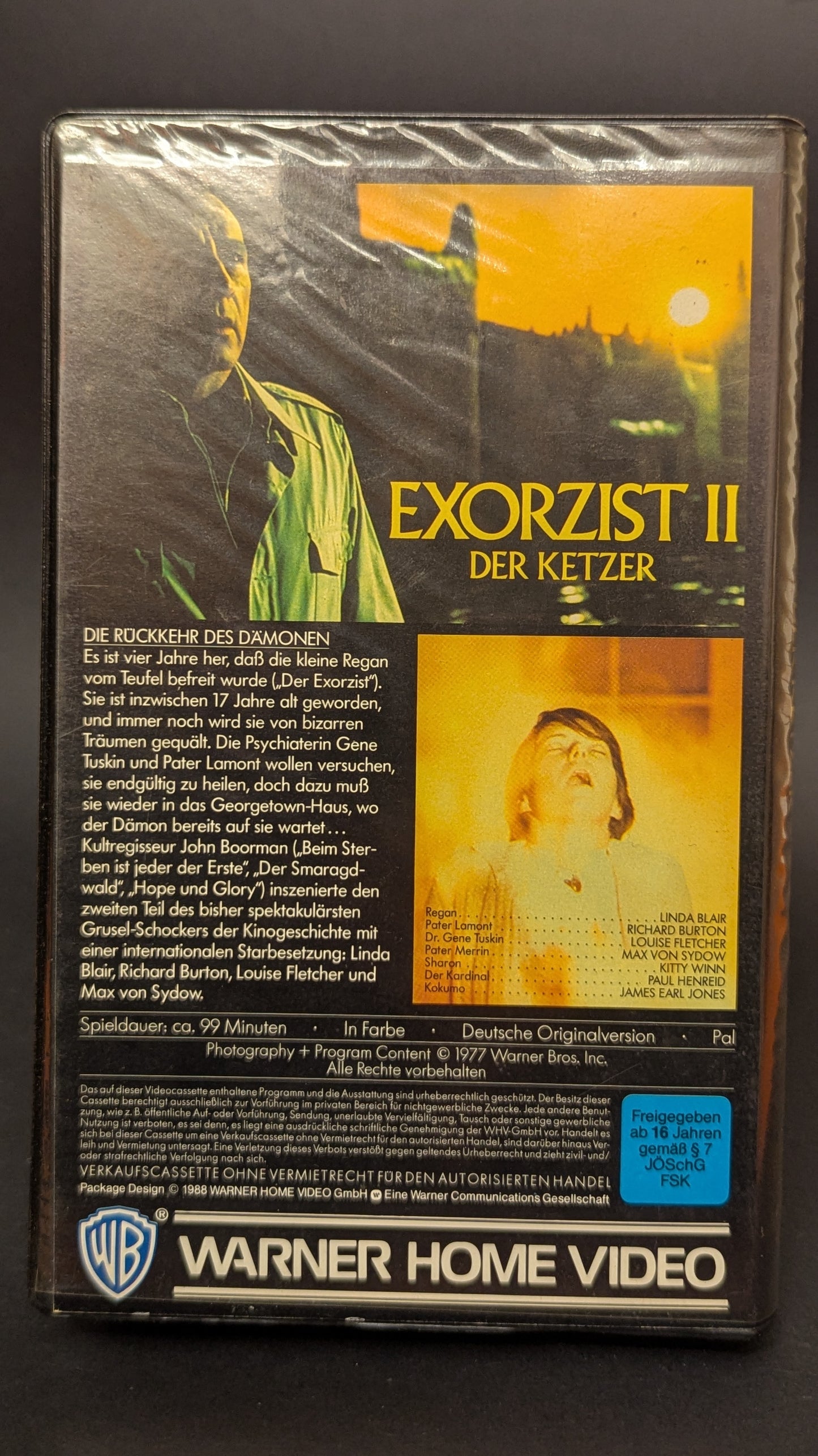 Exorzist II - Der Ketzer - Original Videofilm VHS Linda Blair