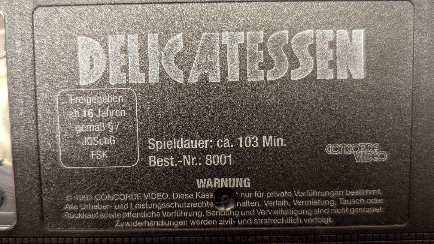 Delicatessen - Original Videofilm VHS VCL