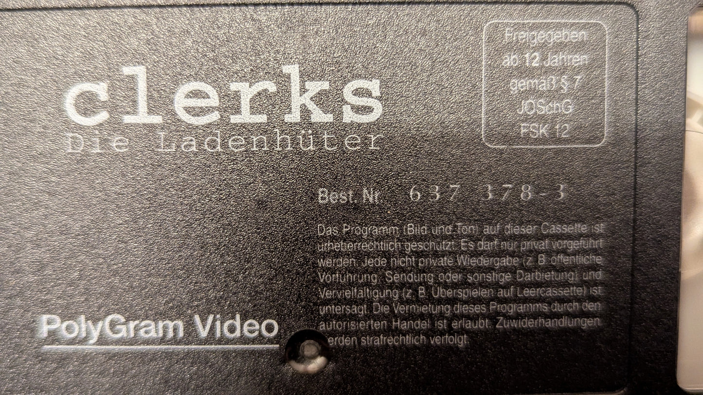 Clerks - Die Ladenhüter - Original Videofilm VHS