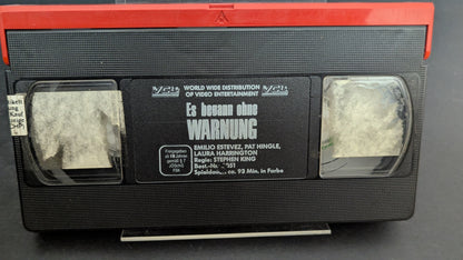 Es begann ohne Warnung - Original Videofilm VHS HORROR Stephen King