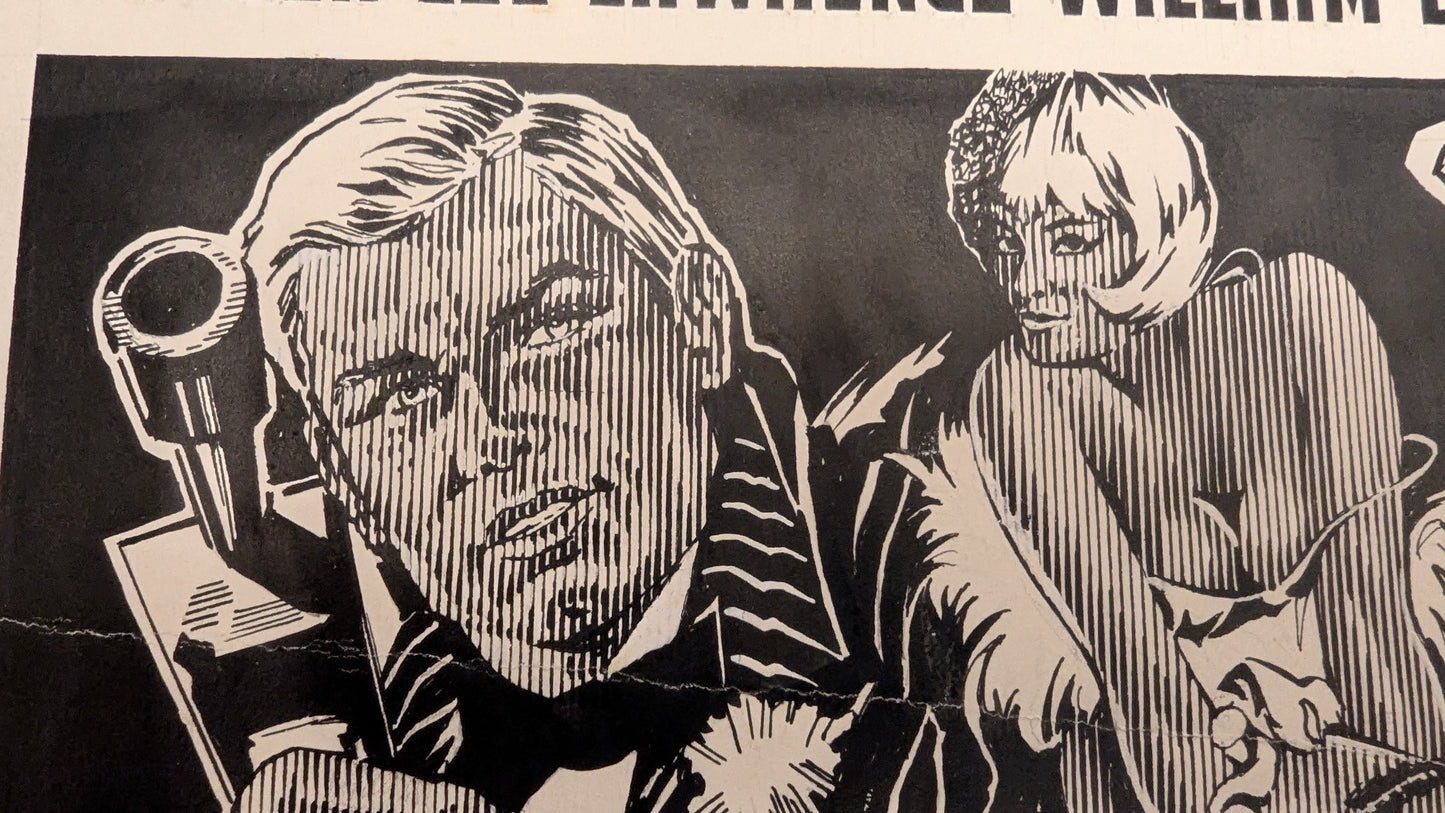 Heiße Masche Chicago 1929 - handgezeichnete Inseratmater EINZELSTÜCK