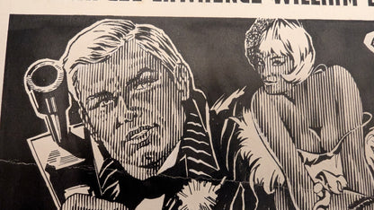 Heiße Masche Chicago 1929 - handgezeichnete Inseratmater EINZELSTÜCK