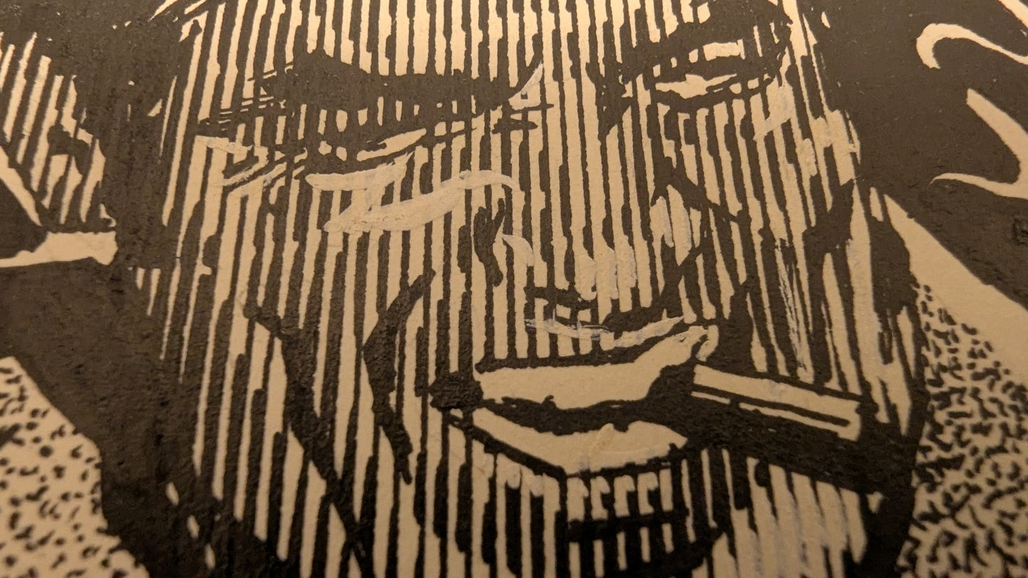 Heiße Masche Chicago 1929 - handgezeichnete Inseratmater EINZELSTÜCK