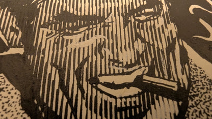 Heiße Masche Chicago 1929 - handgezeichnete Inseratmater EINZELSTÜCK