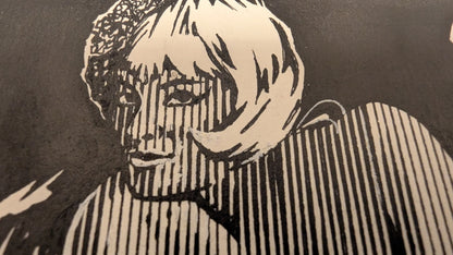 Heiße Masche Chicago 1929 - handgezeichnete Inseratmater EINZELSTÜCK