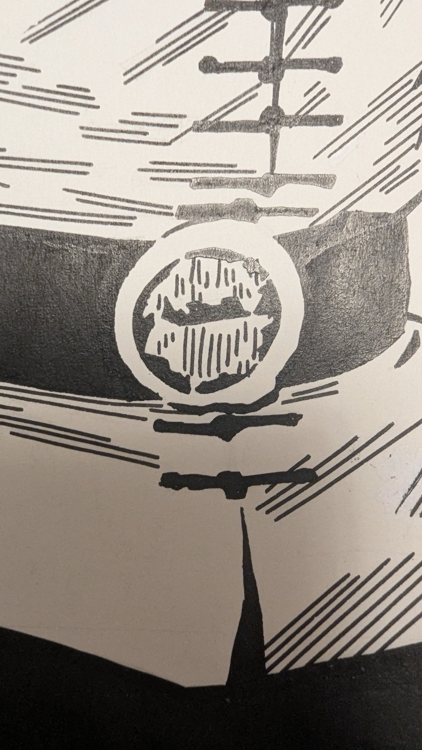 Shaolin - Bruderschaft der schwarzen Spinne - handgezeichnete Inseratmater EINZELSTÜCK Carter Wong