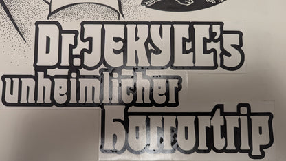 Dr. Jekyll's unheimlicher Horrortrip - handgezeichnete Inseratmater EINZELSTÜCK