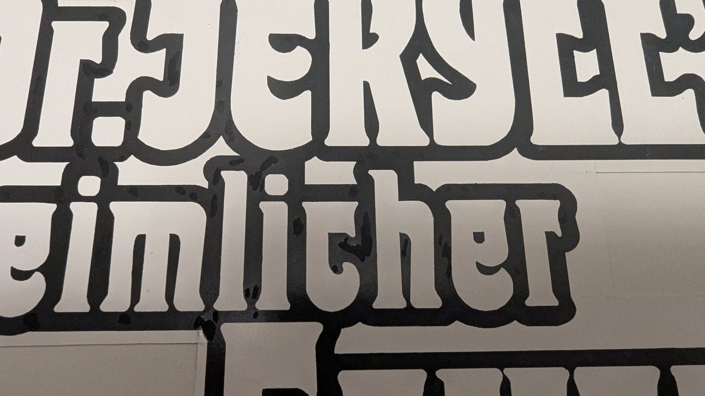 Dr. Jekyll's unheimlicher Horrortrip - handgezeichnete Inseratmater EINZELSTÜCK