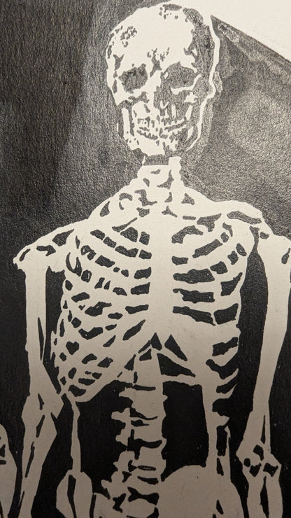 Dr. Jekyll's unheimlicher Horrortrip - handgezeichnete Inseratmater EINZELSTÜCK