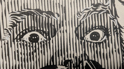 Dr. Jekyll's unheimlicher Horrortrip - handgezeichnete Inseratmater EINZELSTÜCK