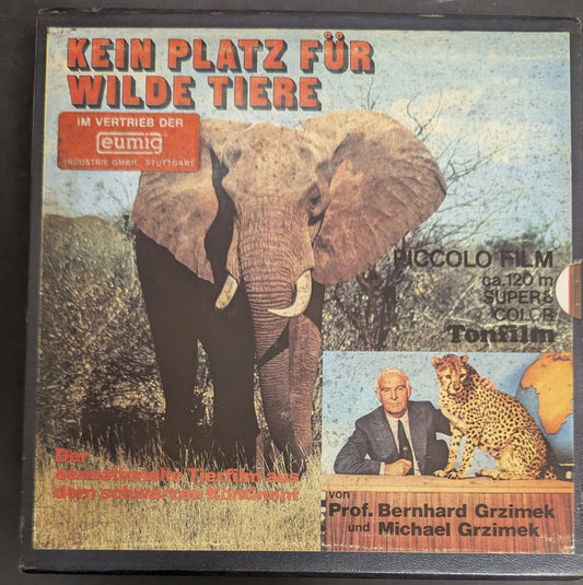 Kein Platz für wilde Tiere - Original Super 8 Film Teil 1-3 in Box-Version (Bernhard Grzimek) Piccolo film