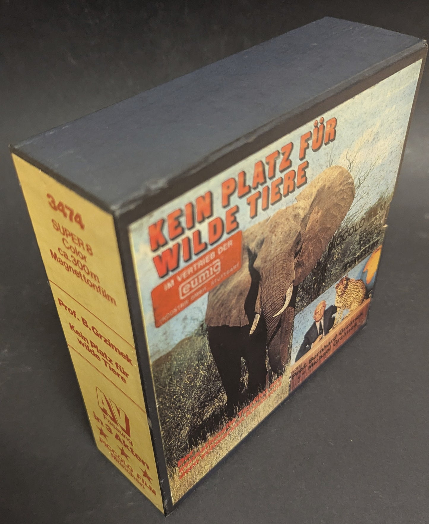 Kein Platz für wilde Tiere - Original Super 8 Film Teil 1-3 in Box-Version (Bernhard Grzimek) Piccolo film