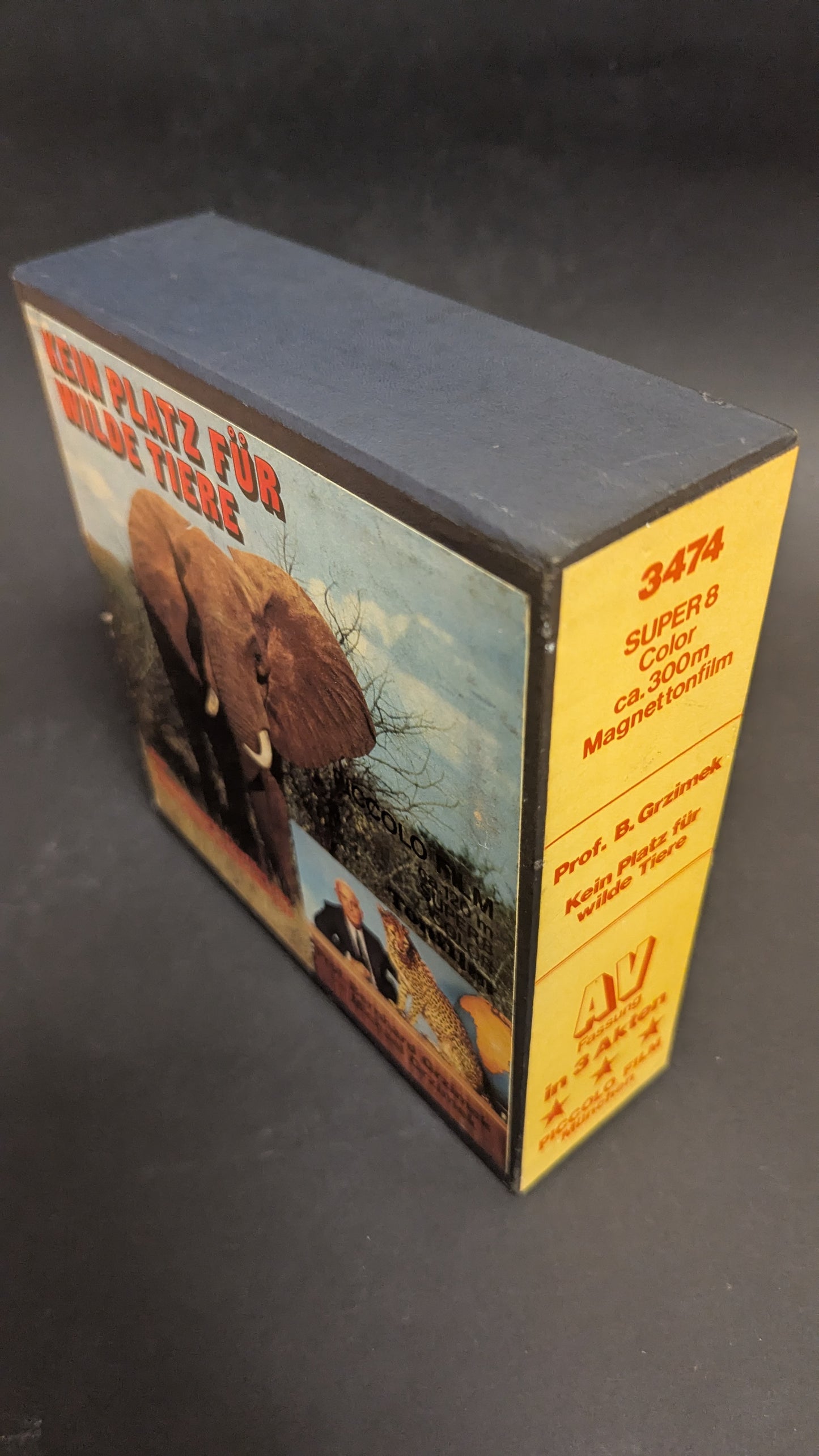 Kein Platz für wilde Tiere - Original Super 8 Film Teil 1-3 in Box-Version (Bernhard Grzimek) Piccolo film