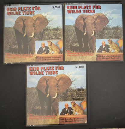 Kein Platz für wilde Tiere - Original Super 8 Film Teil 1-3 in Box-Version (Bernhard Grzimek) Piccolo film