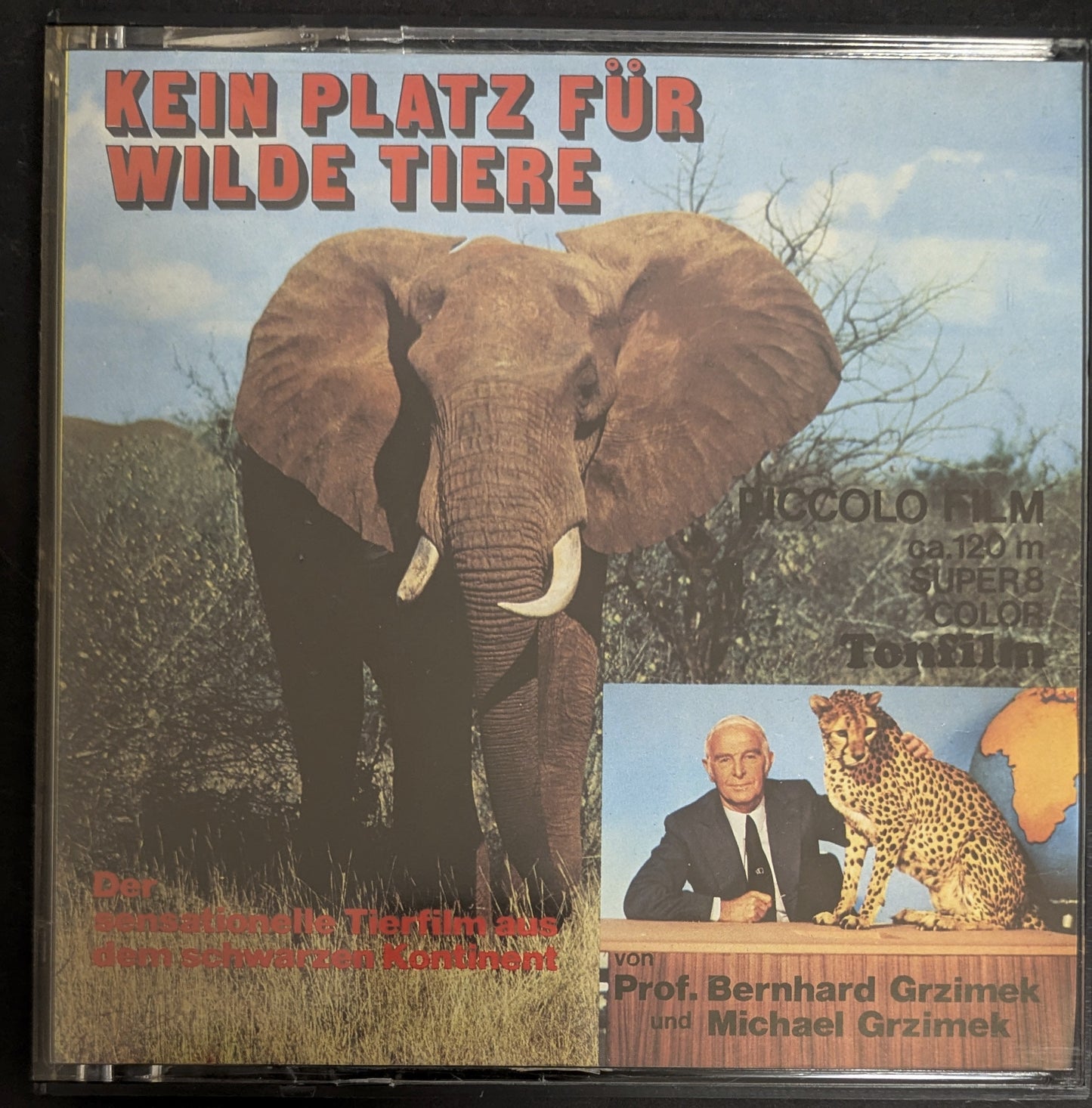 Kein Platz für wilde Tiere - Original Super 8 Film Teil 1-3 in Box-Version (Bernhard Grzimek) Piccolo film