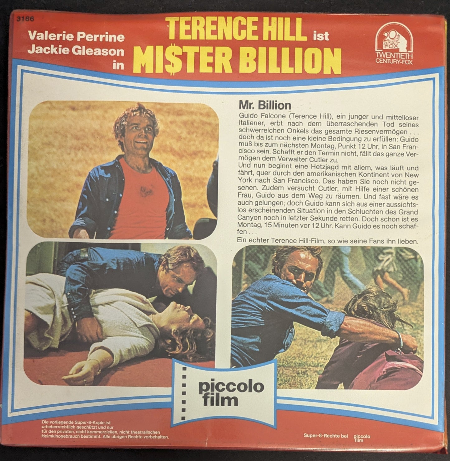 Mr. Billion - Original Super 8 Film Piccolo Film ca. 120m Terence Hill