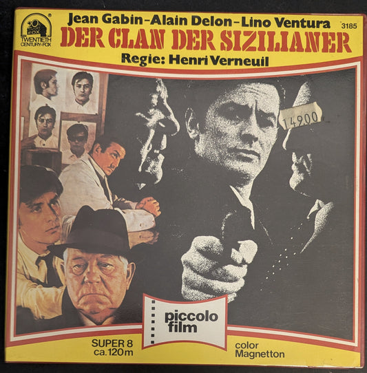 Der Clan der Sizilianer - Original Super 8 Film Piccolo film ca. 120m Alan Delon