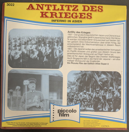 Antlitz des Krieges - Inferno in Asien - Original Super 8 Film Piccolo film ca. 70m