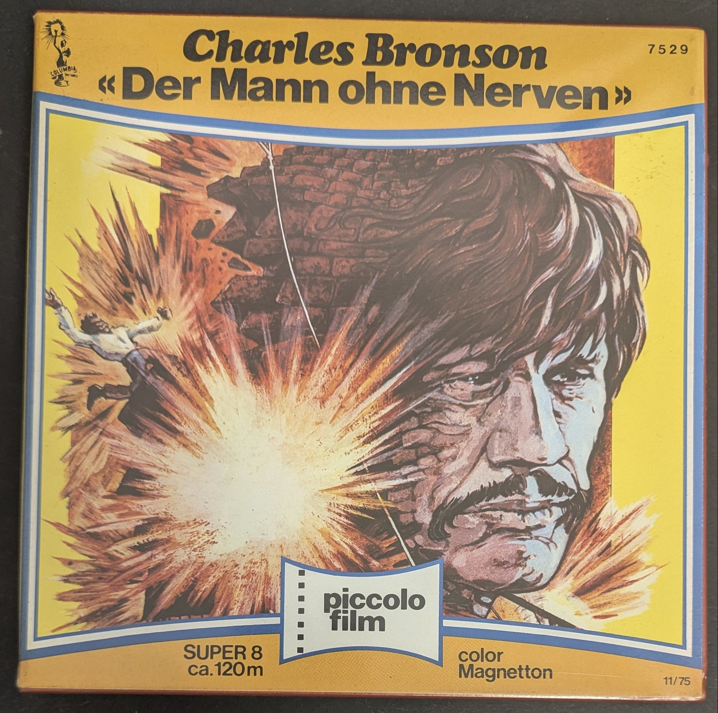 Der Mann ohne Nerven - Original Super 8 Film Piccolo film ca. 120m Charles Bronson