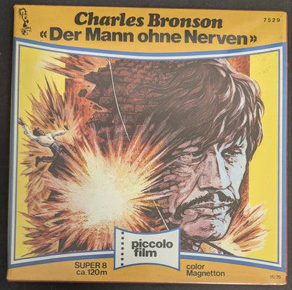 Der Mann ohne Nerven - Original Super 8 Film Piccolo film ca. 120m Charles Bronson