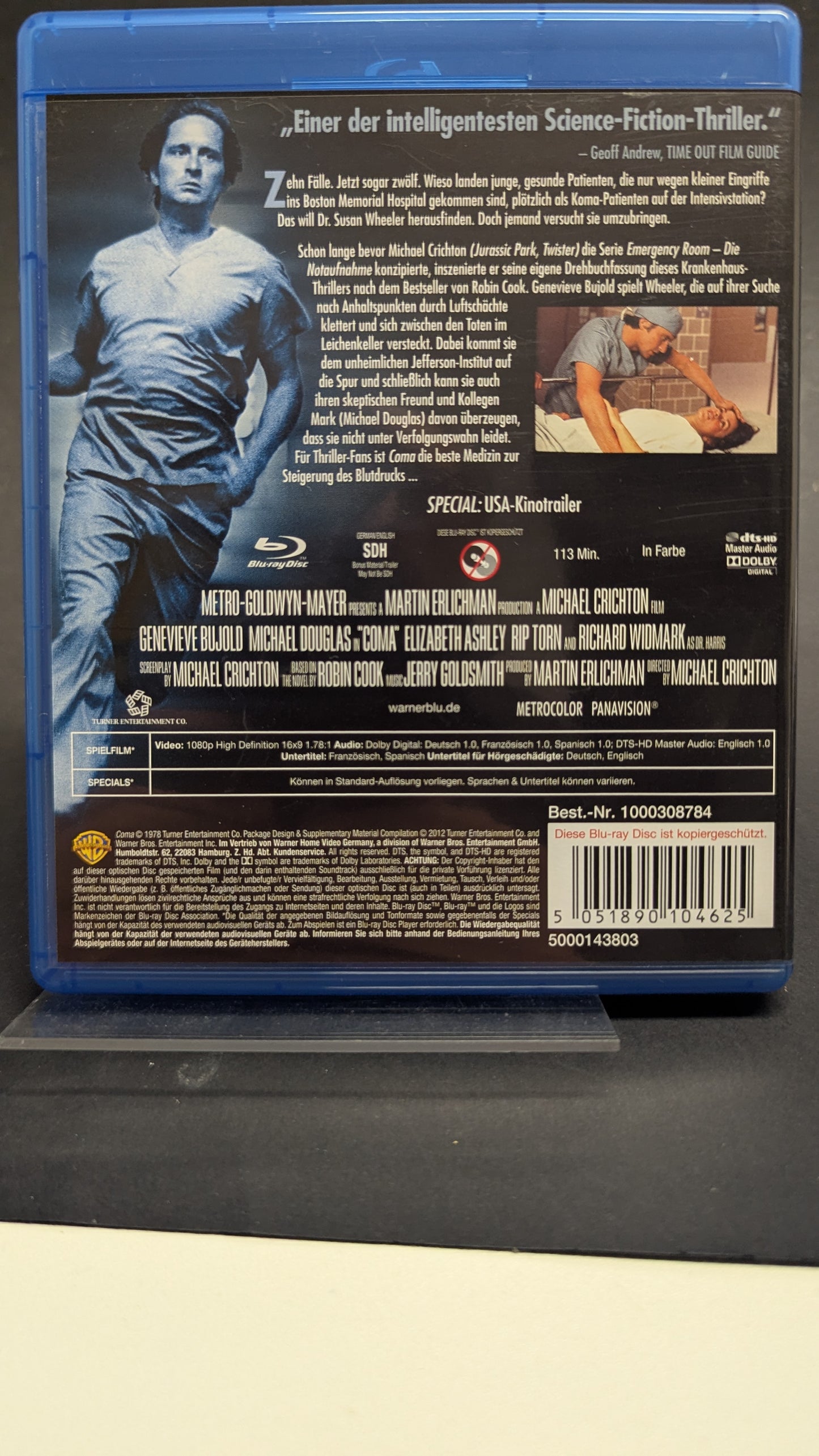COMA - blu-ray Michael Douglas