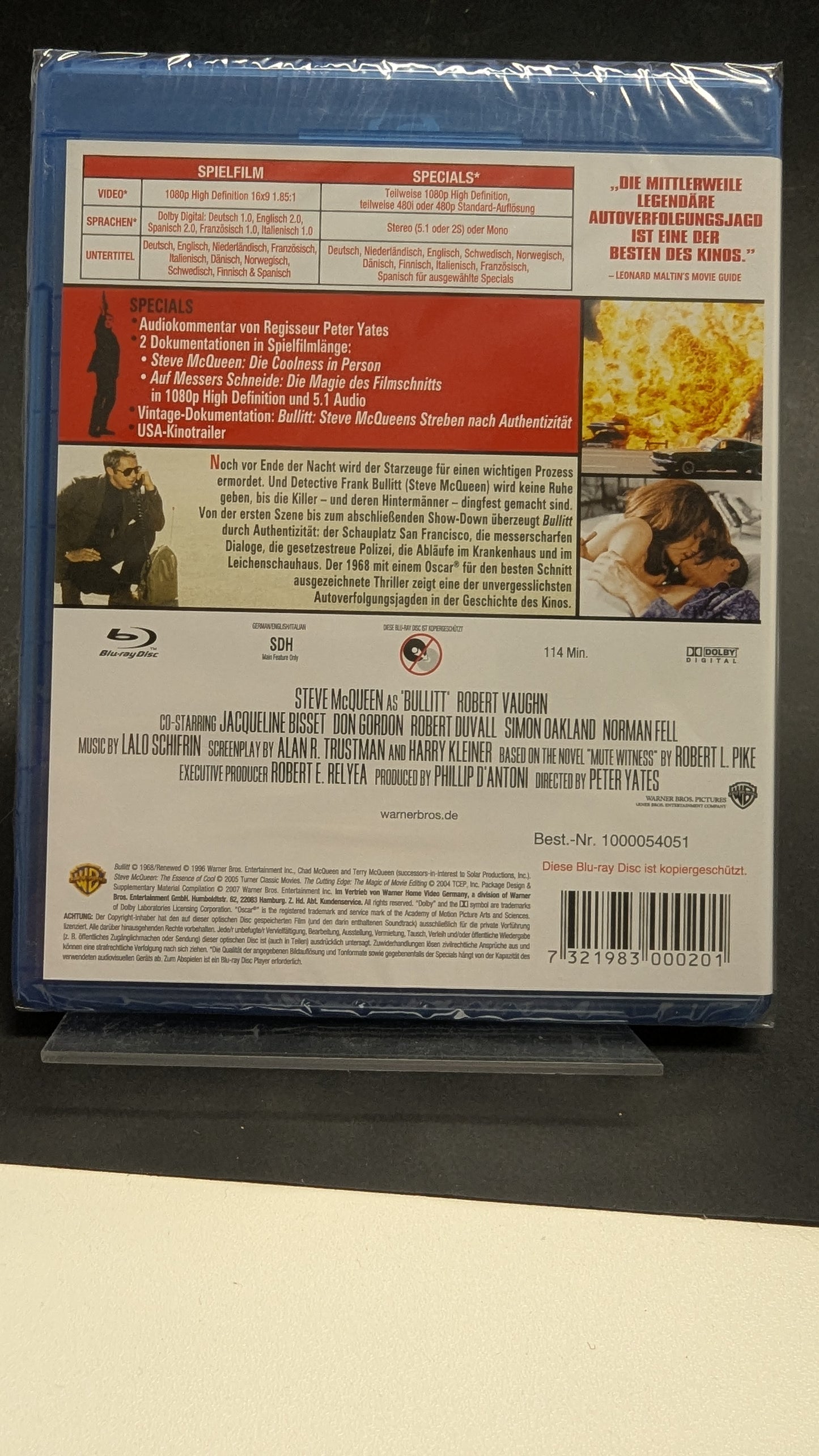BULLIT - blu-ray NEU OVP! Steve McQueen